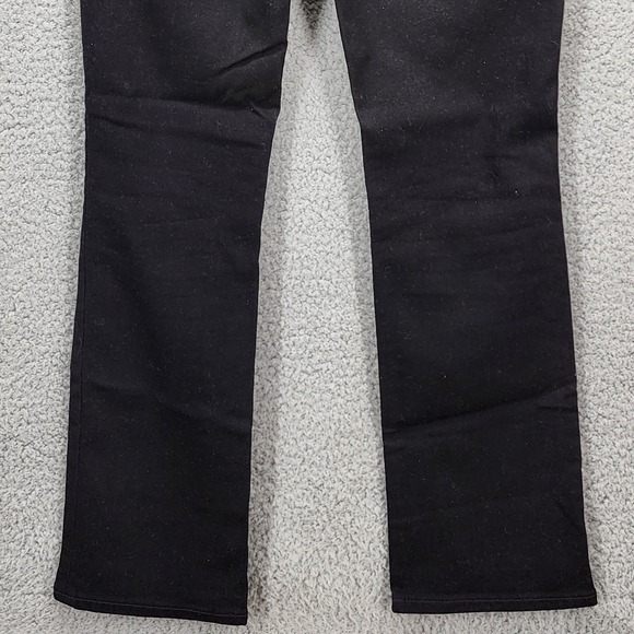 GAP‎ Women Black Classic Straight Mid Rise Petite Jeans Size 26 Petite - Picture 11 of 12